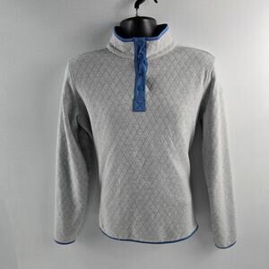 Straight Down 1/4 zip sweater gray blue womens Shodow Ridge golf 5644‎